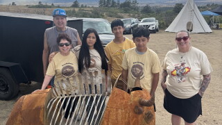  Help find stolen 'Bison Resilience' sculpture made by Native youth