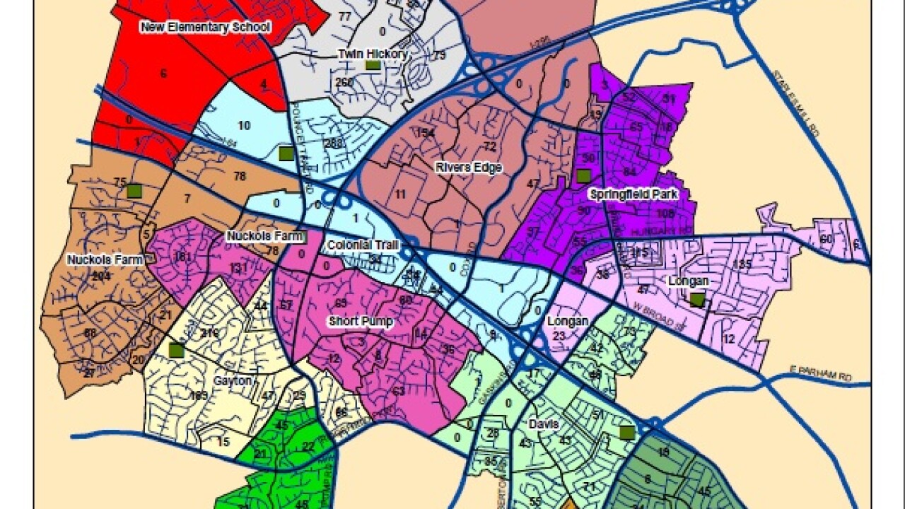 Henrico unveils new school redistricting maps Henrico unveils new school redistricting maps