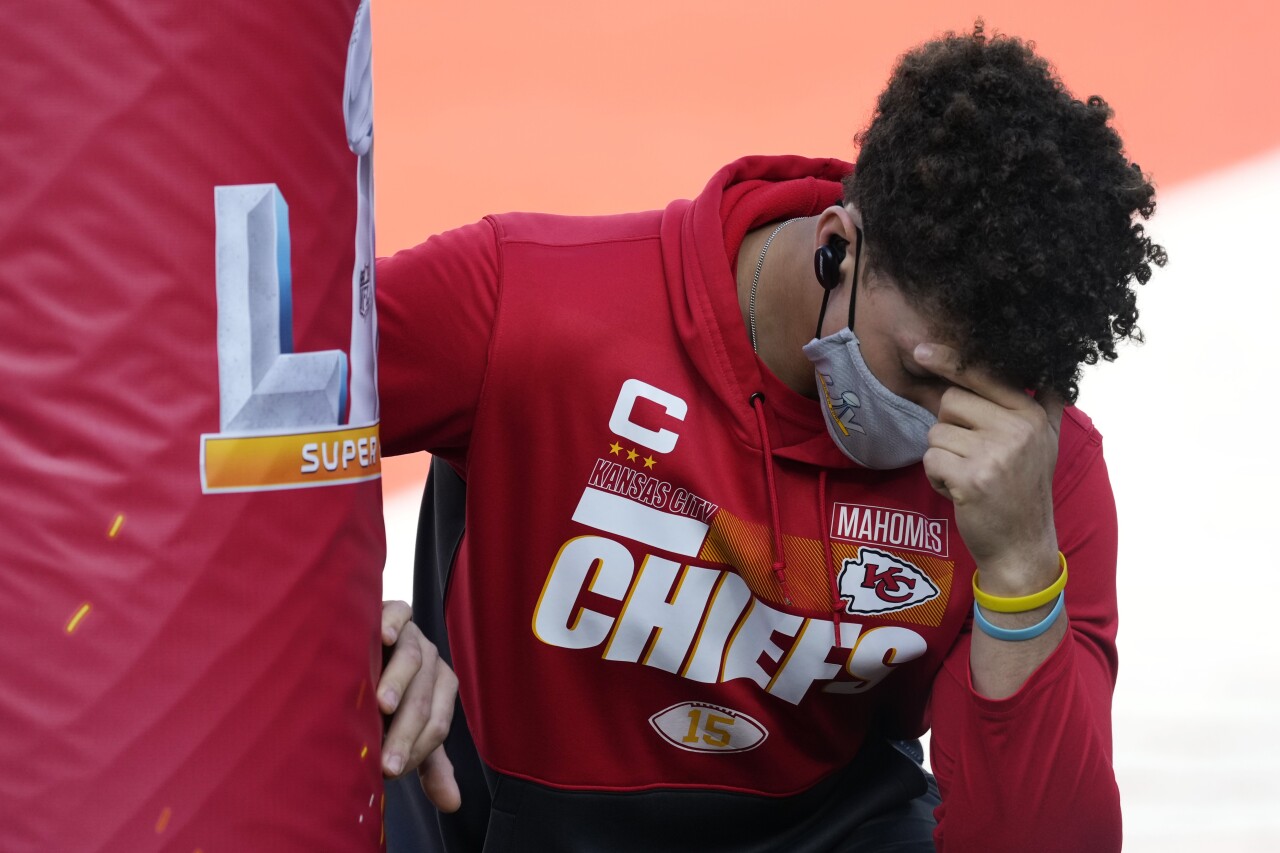 super bowl lv-Chiefs Buccaneers Super Bowl Football- ap photo