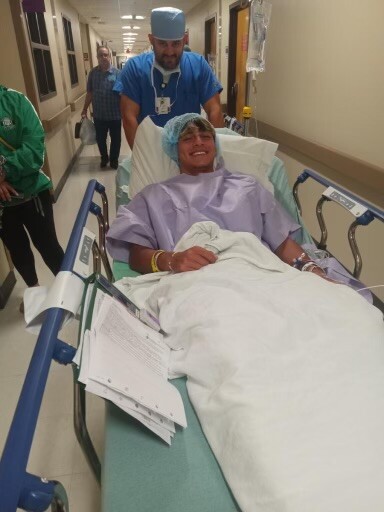 Shortly after surgery