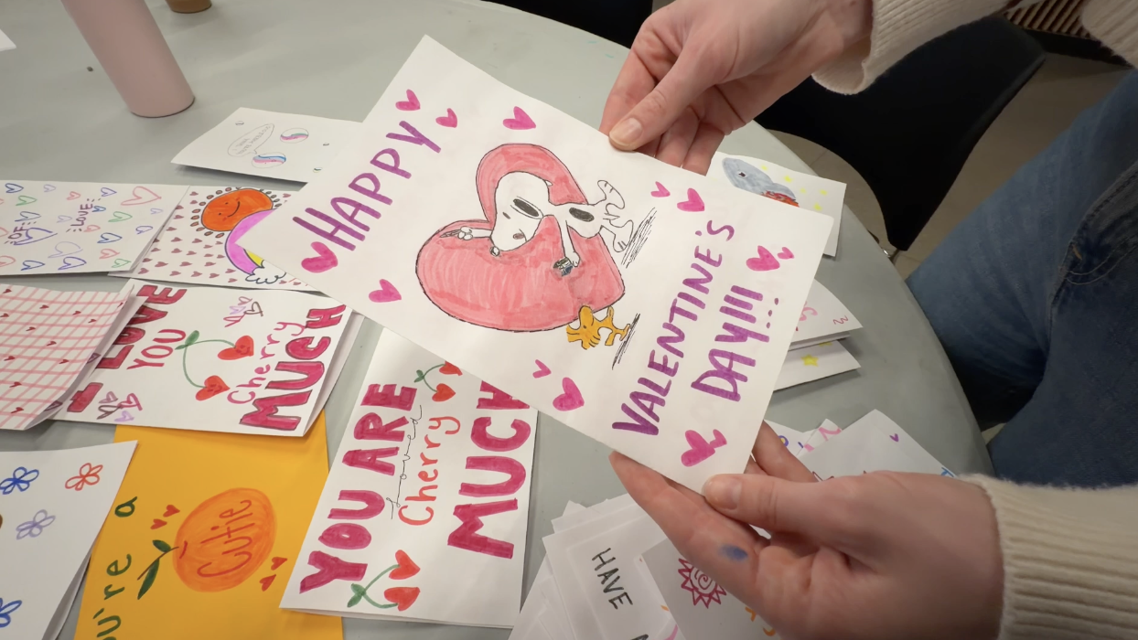 Homemade card from DU