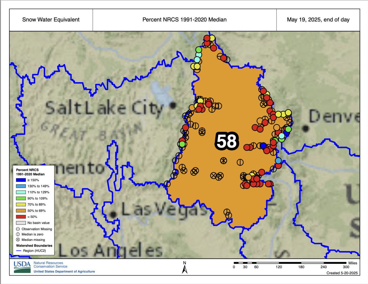 Upper Colorado Basin Snowpack