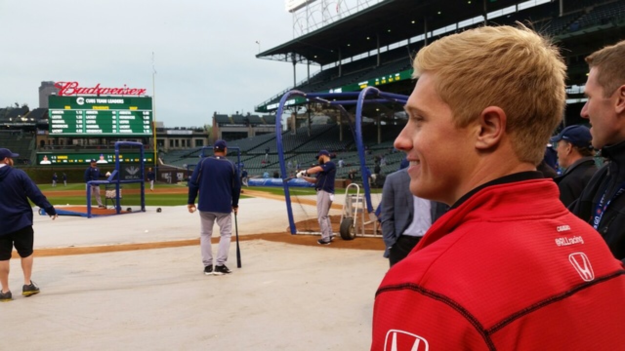 PHOTOS: Borg-Warner Trophy at Wrigley Field