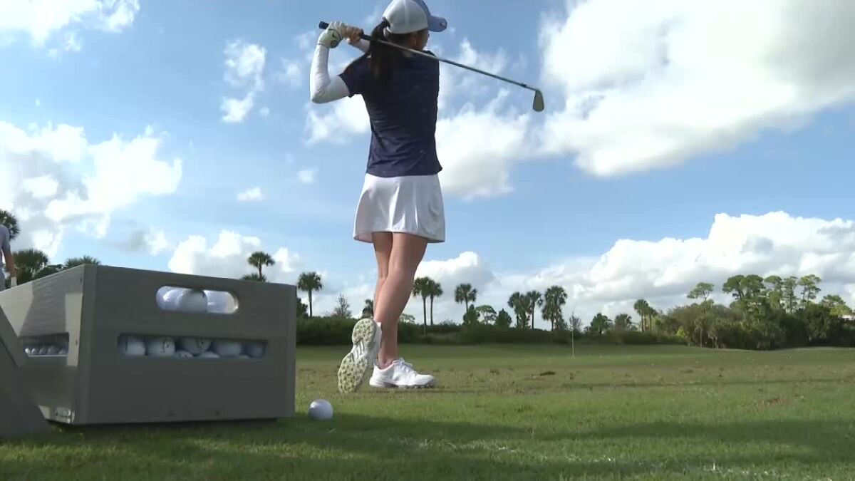 14-year-old Palm Beach golfer makes history with back-to-back championship wins