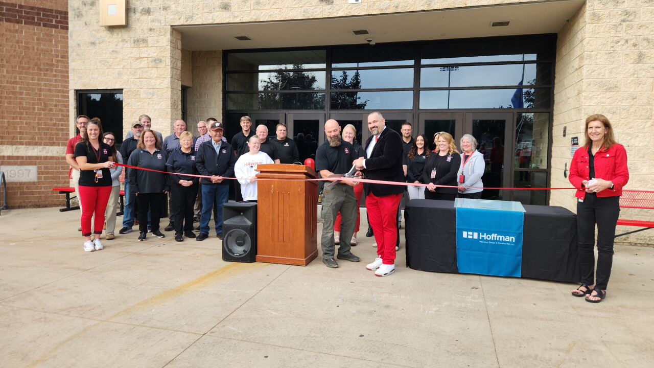 Ribbon Cutting shawano high school