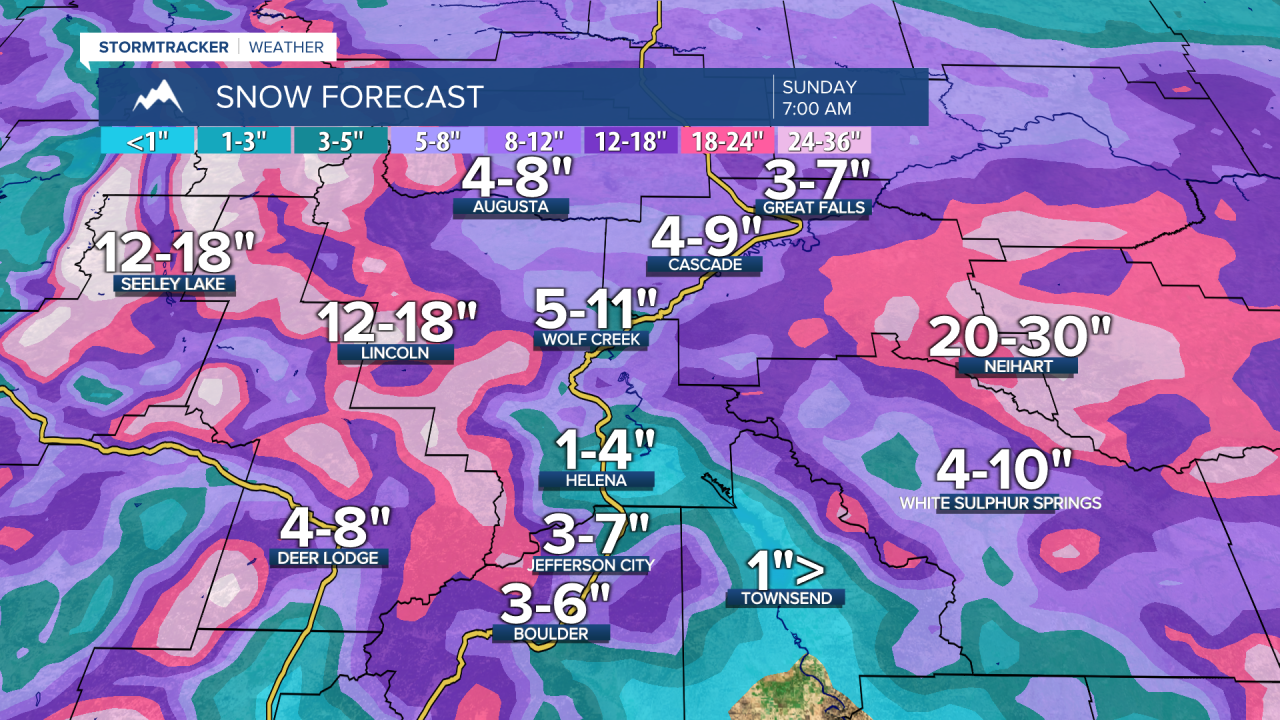 Snow forecast