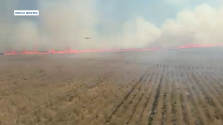 Farmers burn fields to protect crops and increase yields