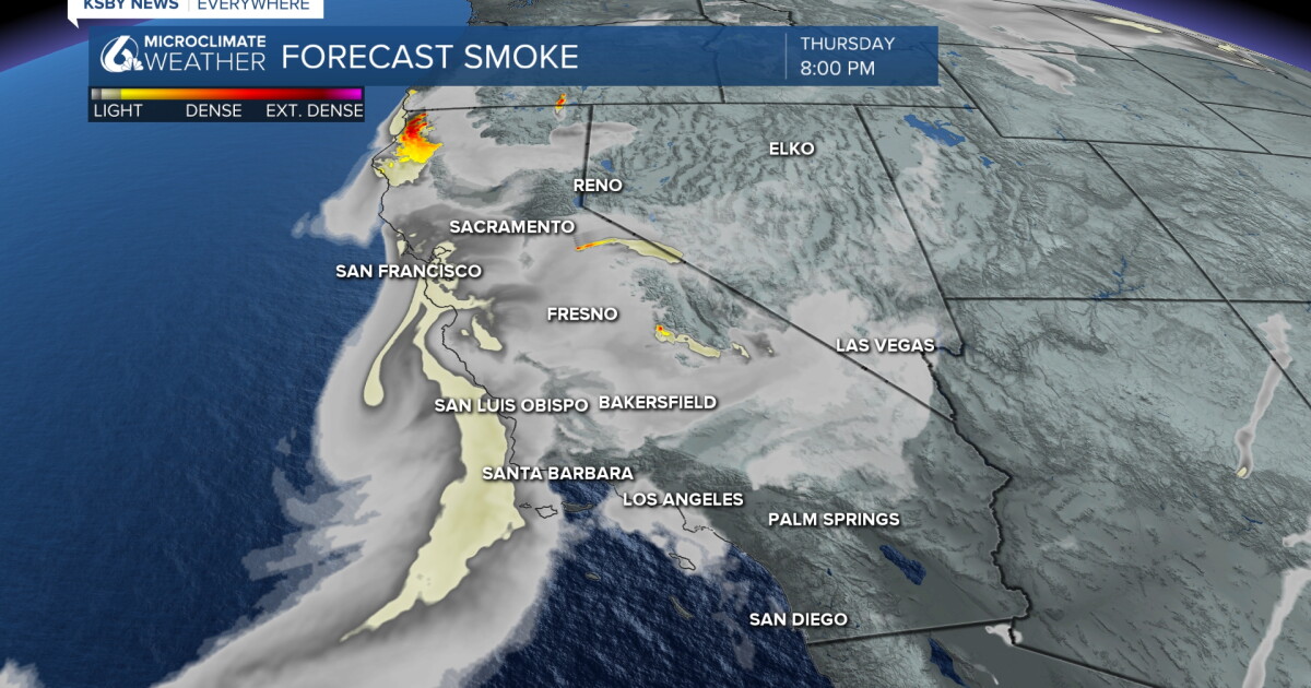 Wildfire smoke, clouds and cooler weather intensify Thursday - Vimarsana News