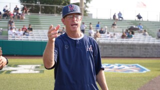 Veterans Memorial baseball head coach Lee Yeager