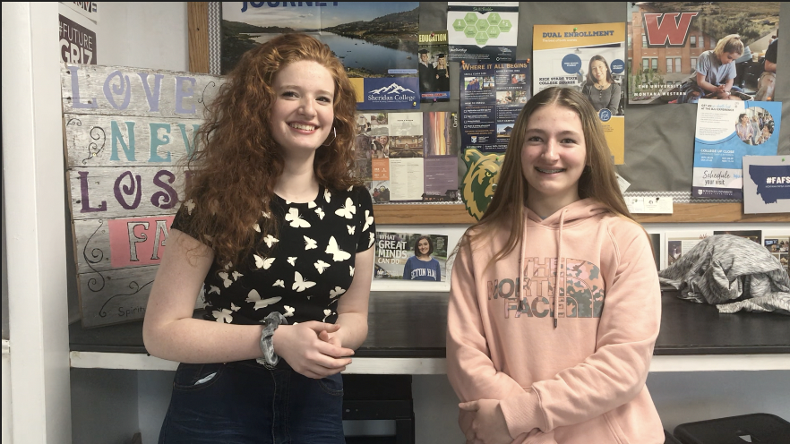 Samantha DeLange and Trinity Nicholson