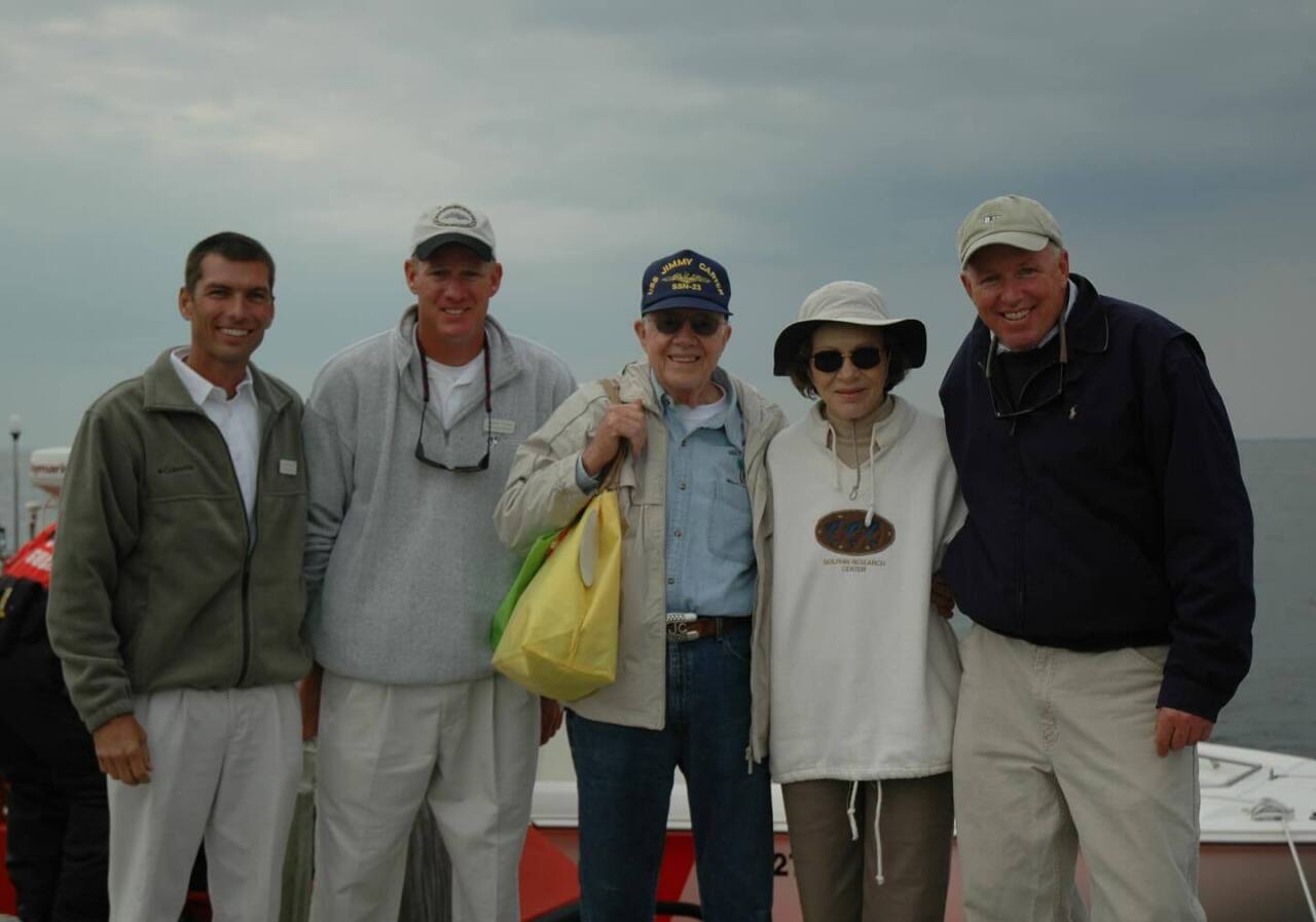 Jimmy Carter takes trip with Captiva Cruises