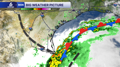 Big Weather Picture Monday night 10-05-2026