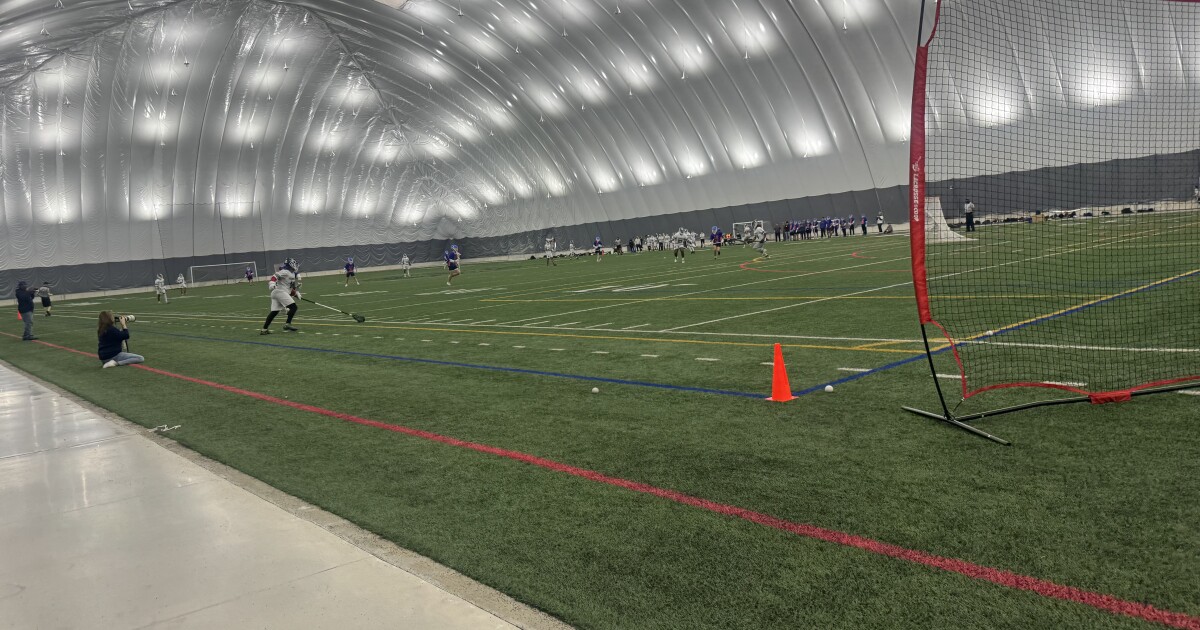 Cass Tech hosts Detroit's first indoor field lacrosse game at new Chandler Park Fieldhouse