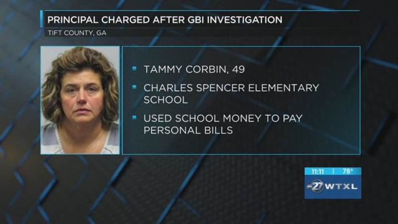 Tift County principal arrested for theft