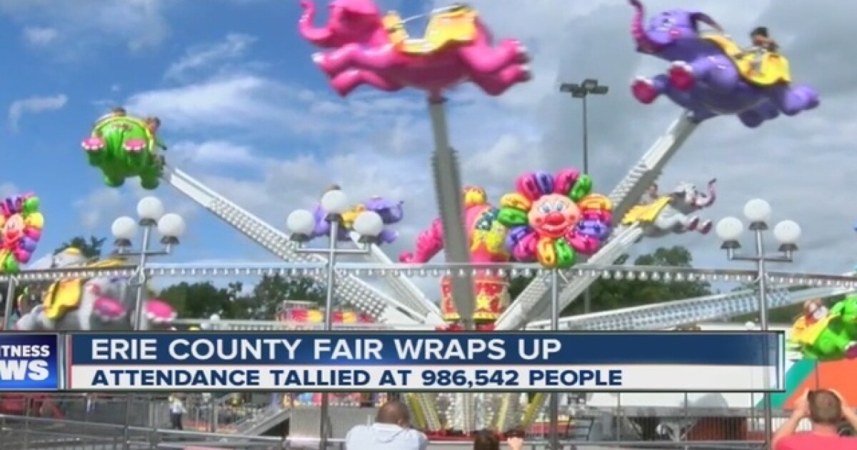 Erie County Fair attendance down 15% from 2015 Erie County Fair attendance down 15% from 2015