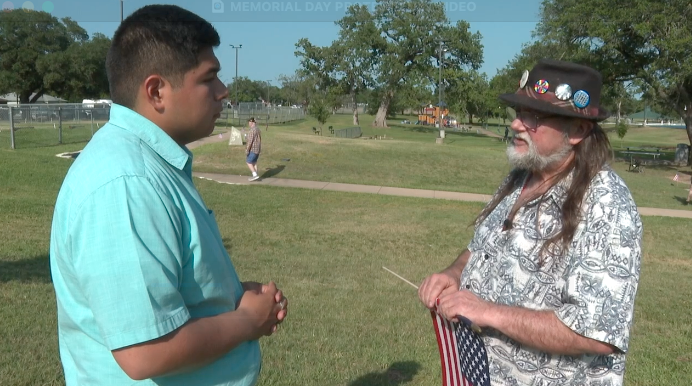 Brazos County Veterans protest proposed cuts, policies affecting service members