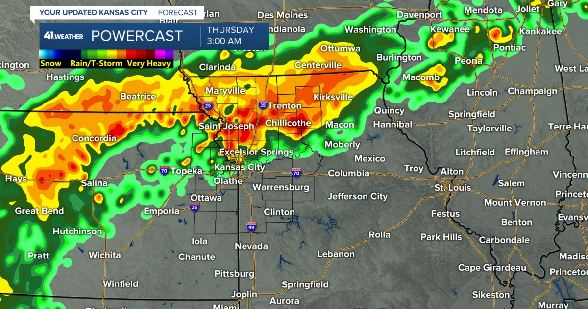 KSHB 41 Weather Blog | Several chances of thunderstorms through Friday