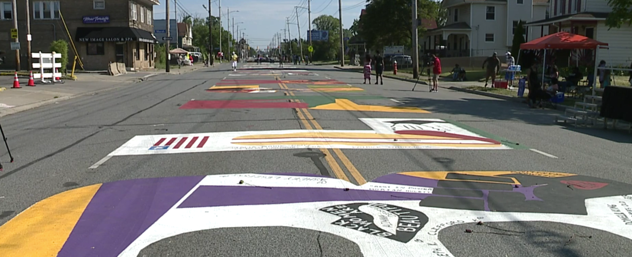 BLM mural celebration