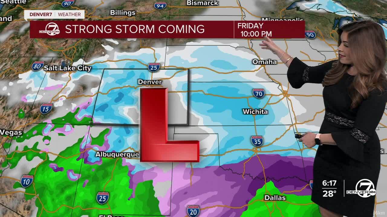 Strong Snow Storm Hits Colorado Friday-Saturday
