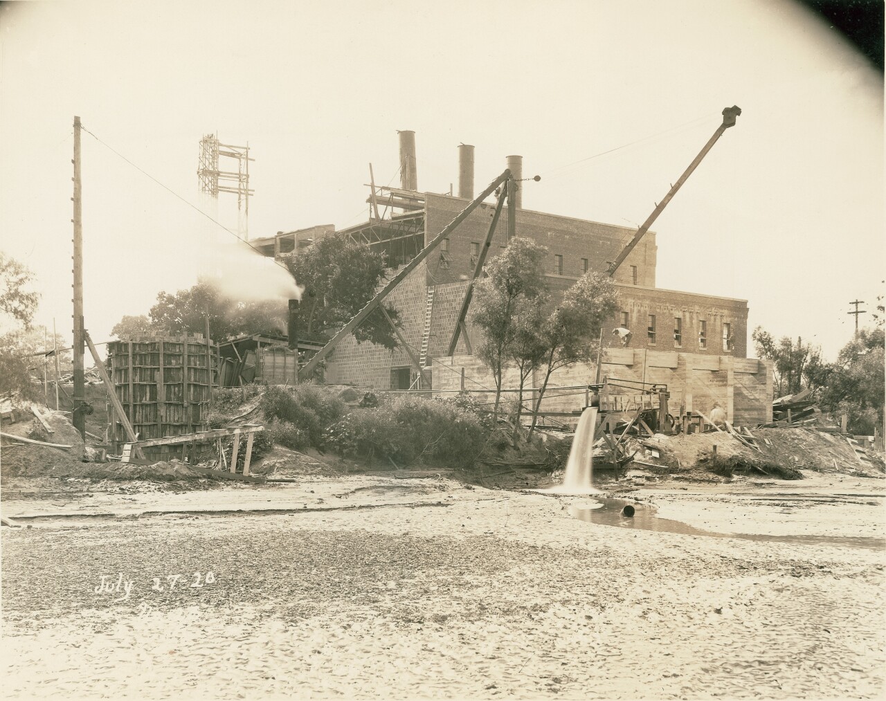 Tulsa Power Station construction