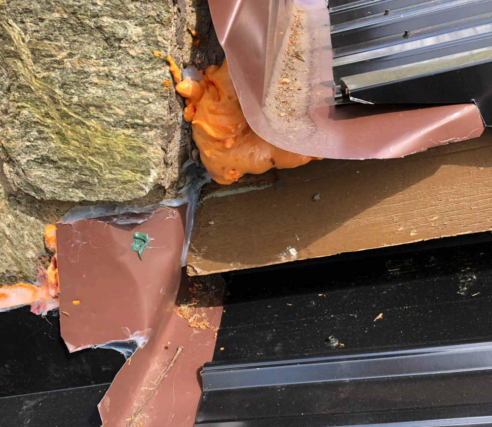 roofer damage