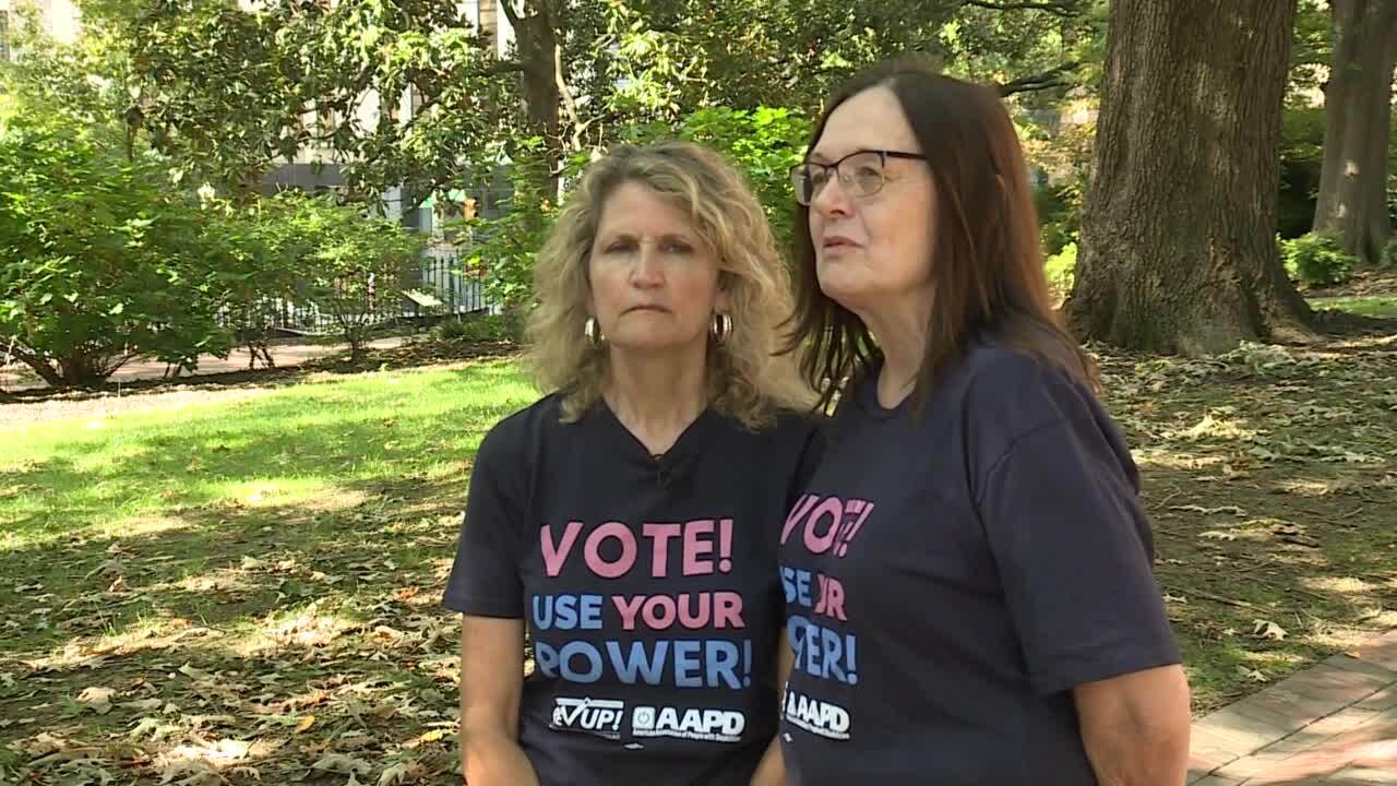 Helena Berger and Susan Lydick, co-founders of REV UP Virginia.