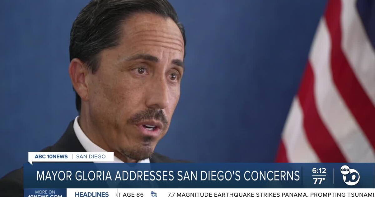 San Diego Mayor Todd Gloria addresses trash billing errors, flooding risks and ongoing budget deficit