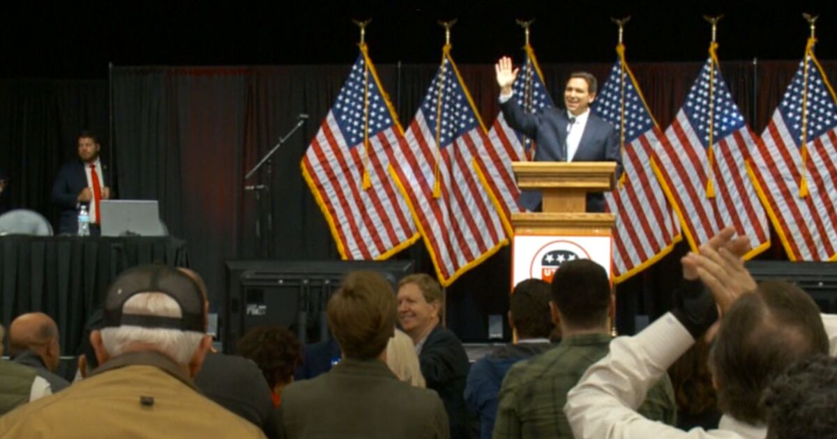 DeSantis speaks to Utah Republican Party convention