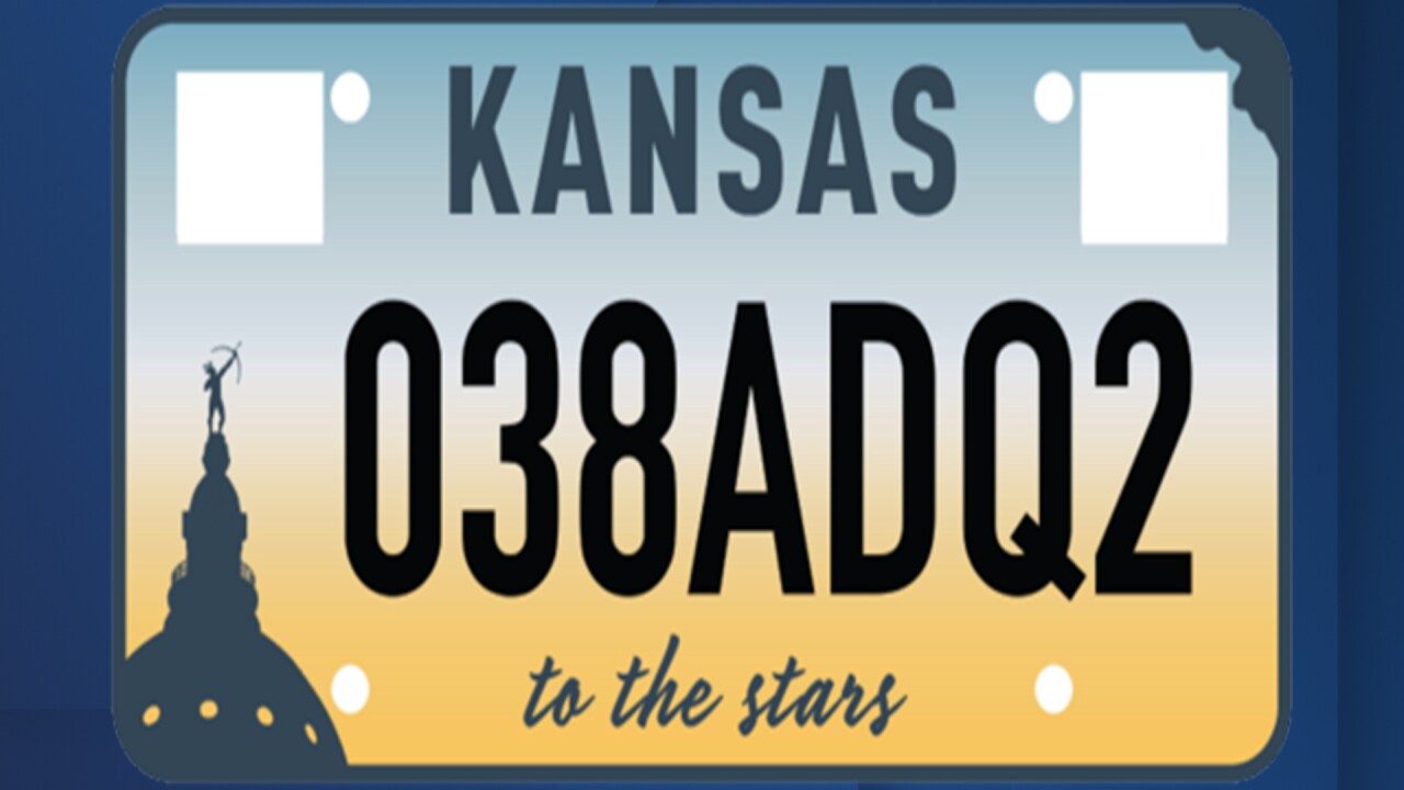 Placa ganadora de Kansas