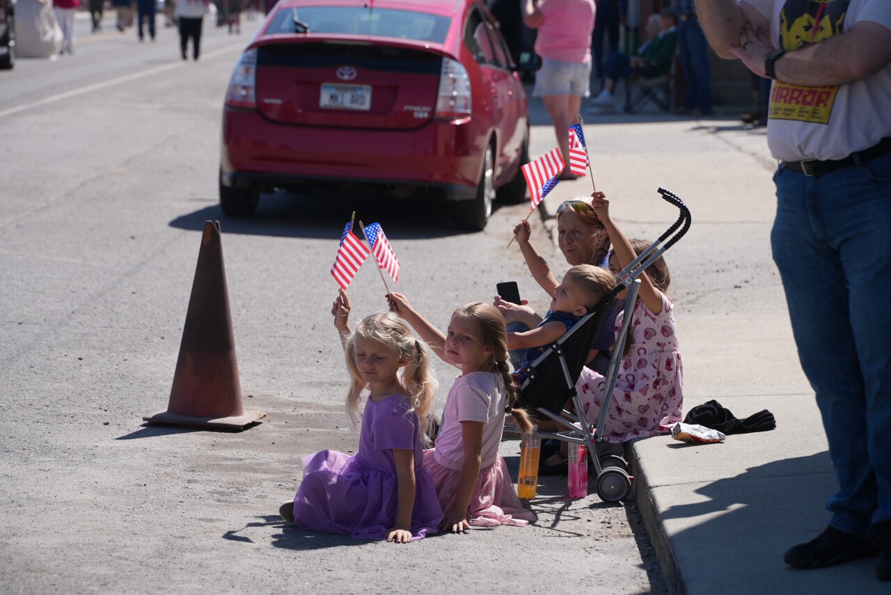 american flags
