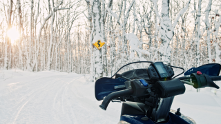 Snowmobiling