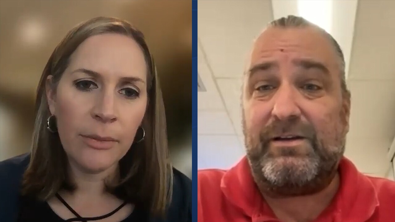 WPTV education reporter Stephanie Susskind speaks to Palm Beach County teacher Michael Woods on March 12, 2024.jpg