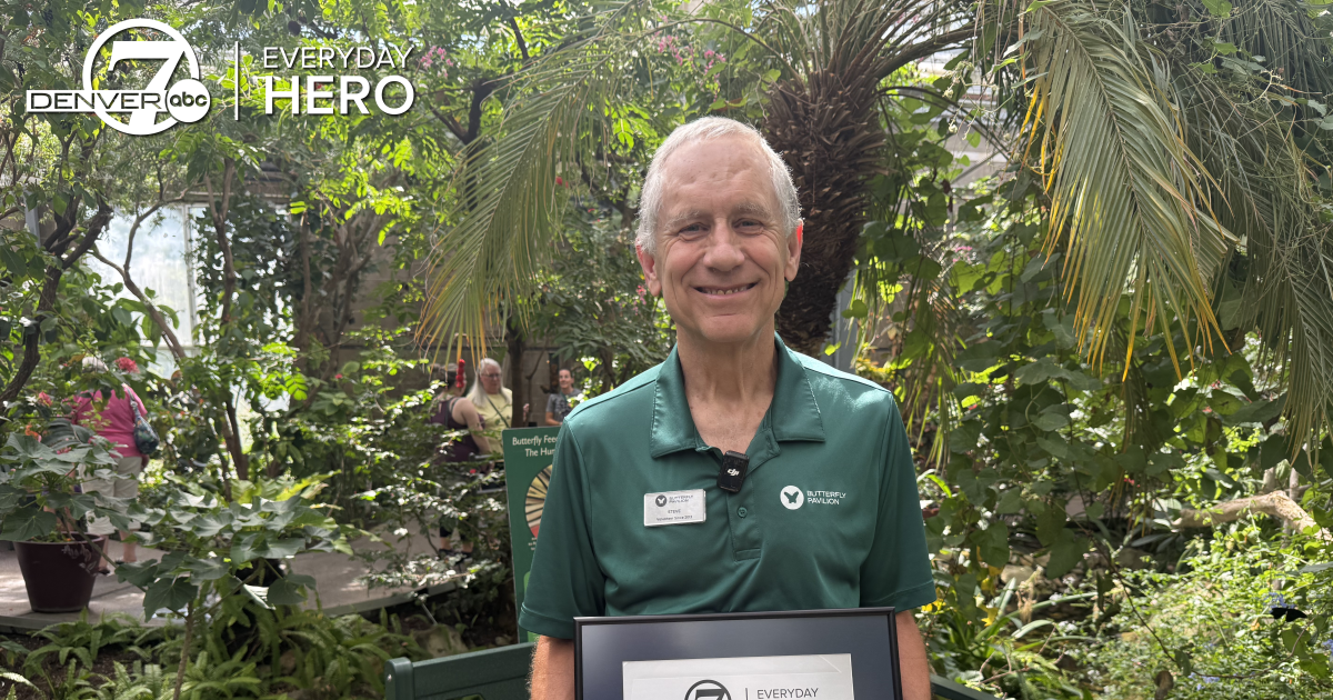 Denver7 Everyday Hero donates more than 12,000 hours to Butterfly Pavilion