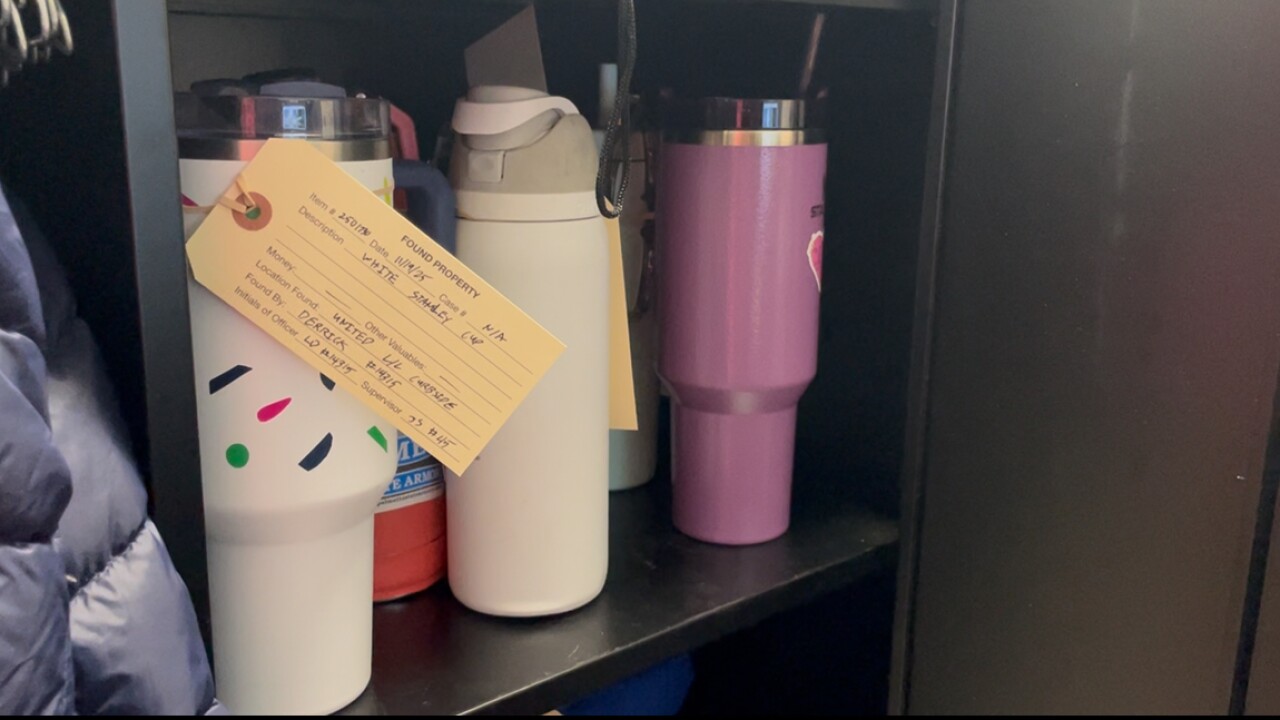 Water bottles in TUS Lost and Found