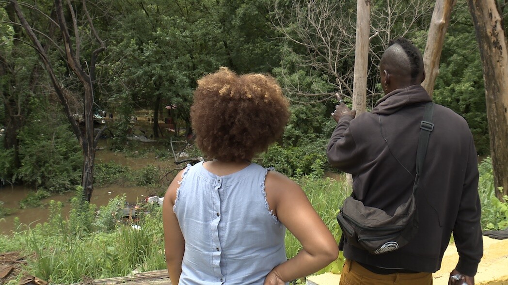 eric johnson points out tents.jpg