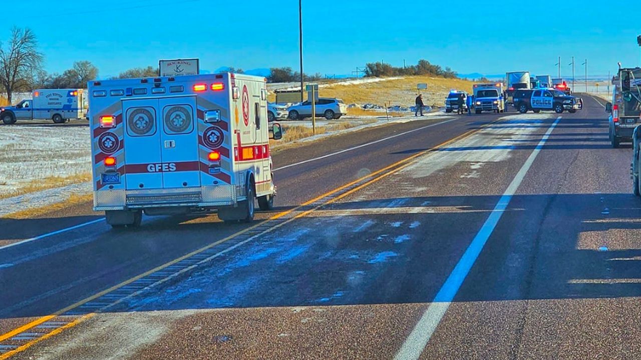 Crash slowing traffic between Great Falls and Fort Benton