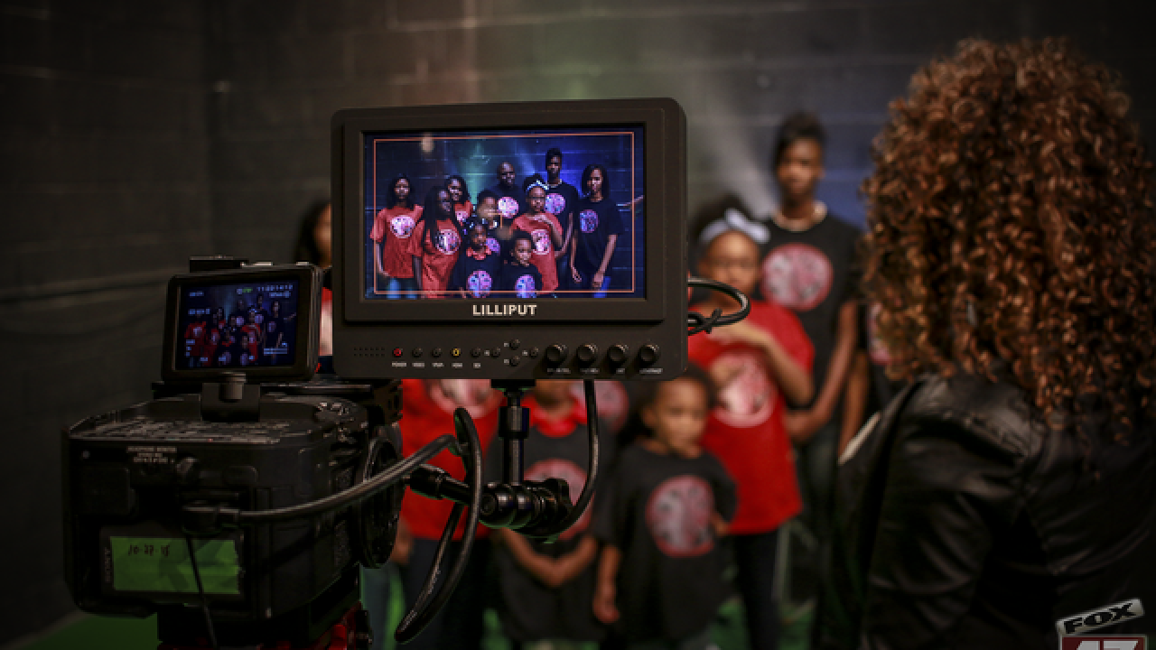 Behind the scenes of "Black History Makers"