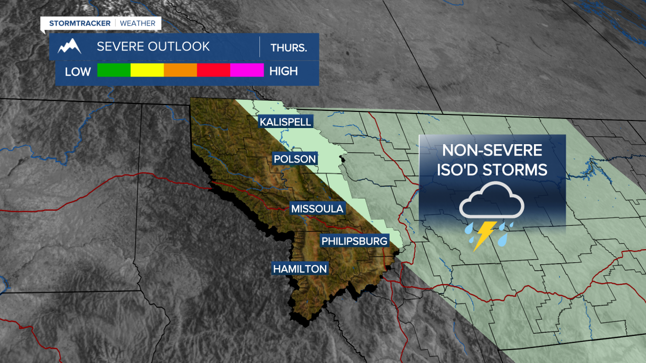 Thursday's TSTM Threat