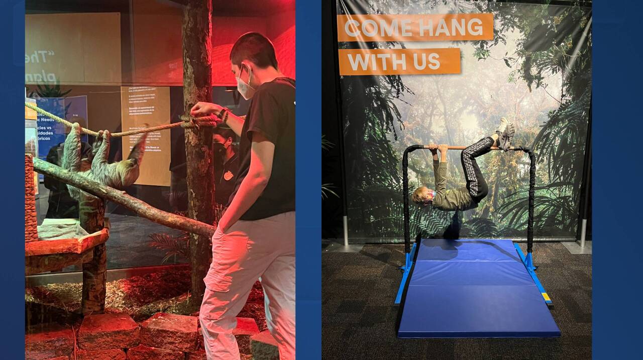 "Live exhibit" at the Arizona Science Center.