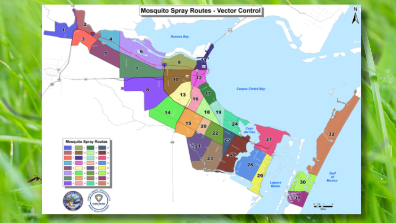 Mosquito Spray Routes