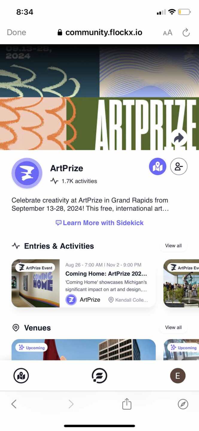 FlockX Artprize App