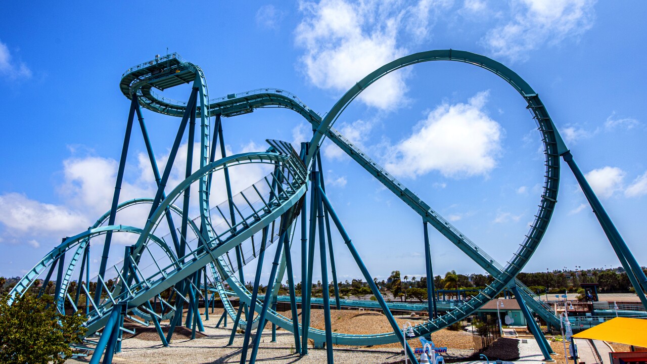 Seaworld San Diego S Emperor Dive Coaster To Open March 2022 Sea World San Diego Map 2022