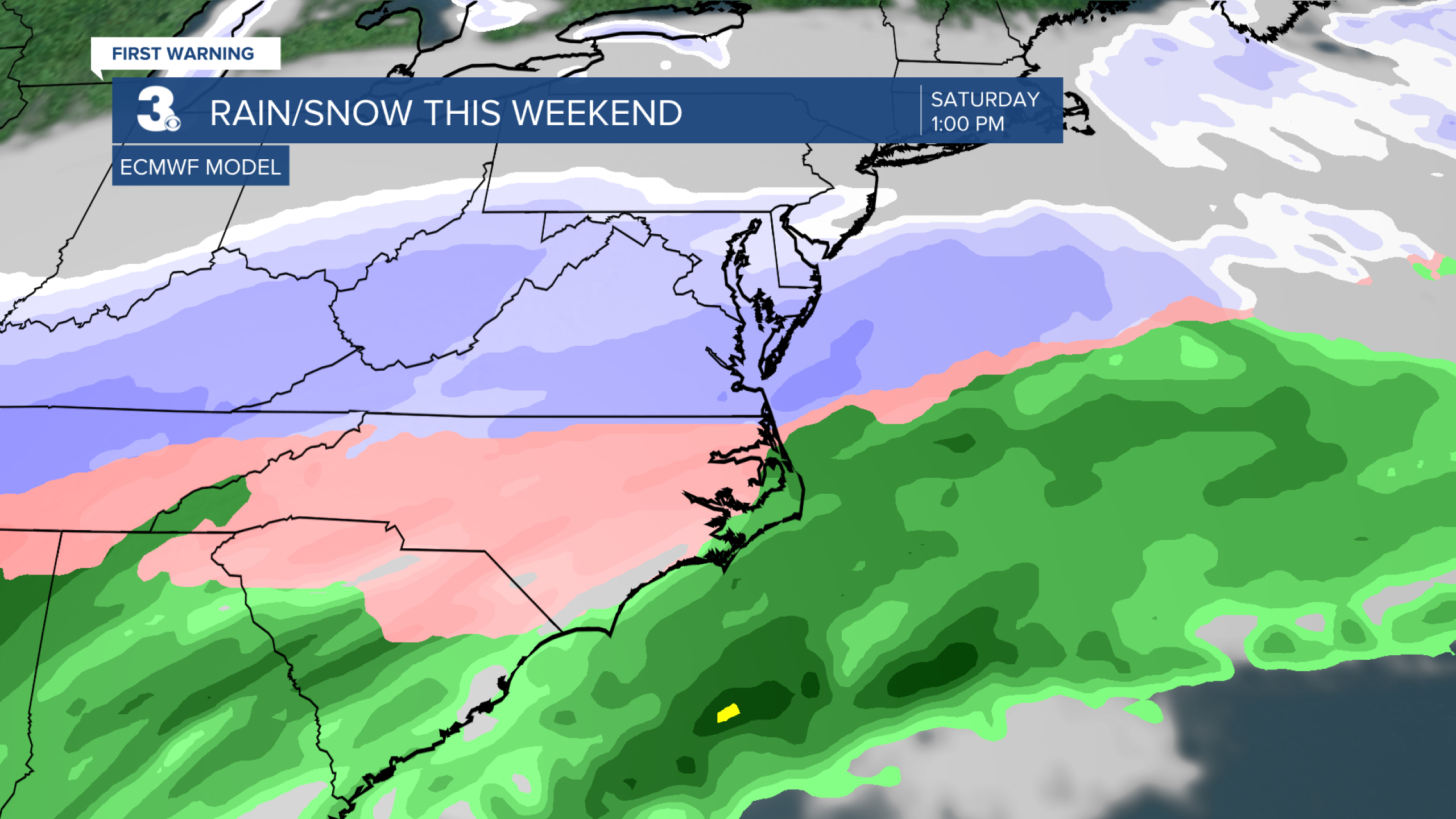 First Warning Forecast: Sunny and colder to start the week