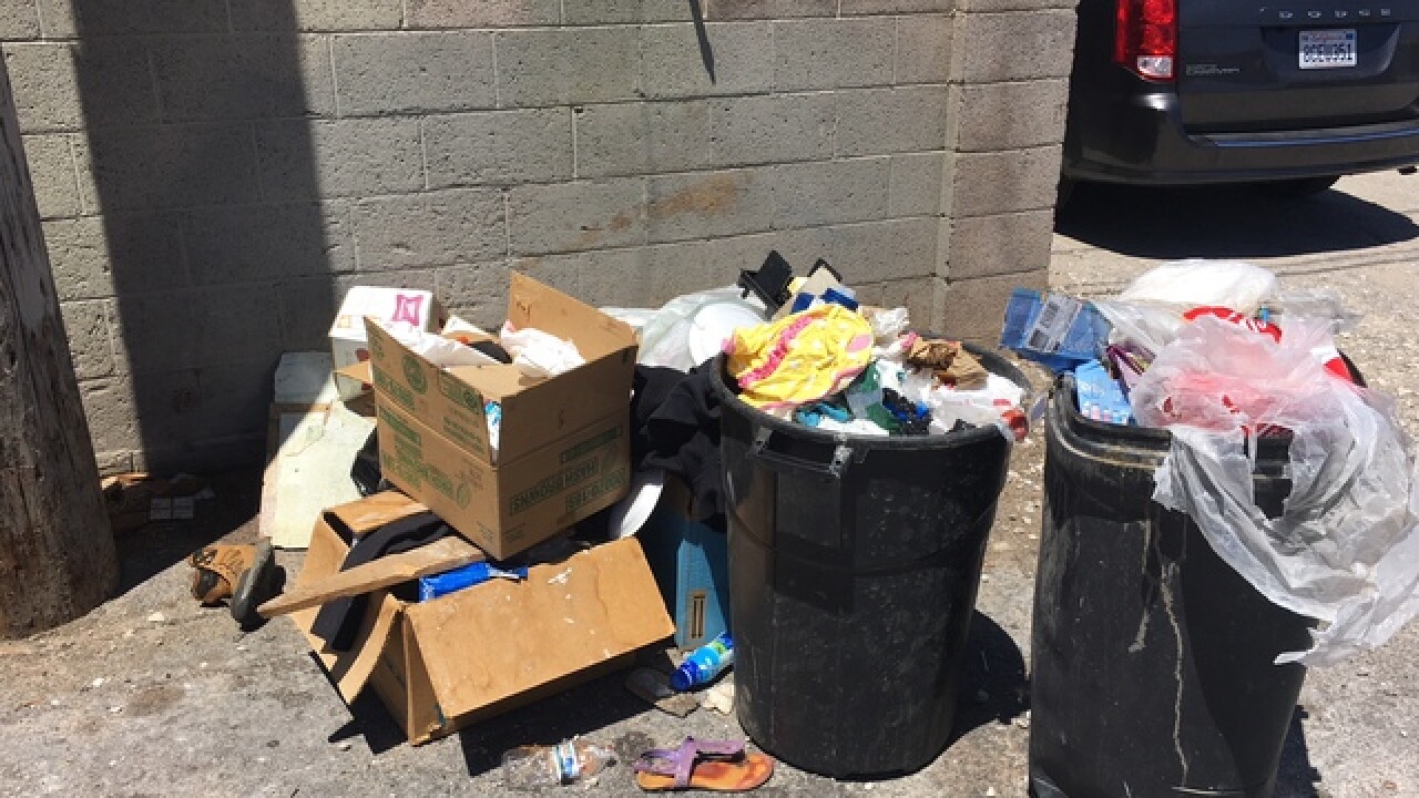 UPDATE Republic Services cleans up piledup trash in local neighborhood