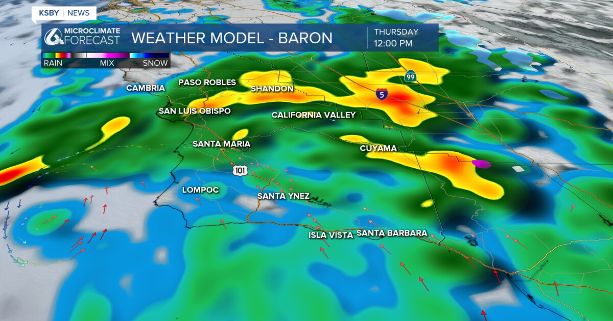 Rainy Thursday with dry conditions and warmer temps to follow