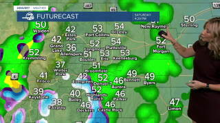 Cool and wet weather will settle in across Colorado this weekend!