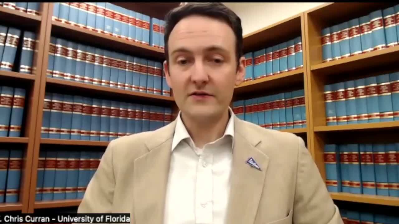 Dr. F. Chris Curran, an associate professor of educational leadership and policy at the University of Florida, worked on the school safety dashboard. April 17, 2024