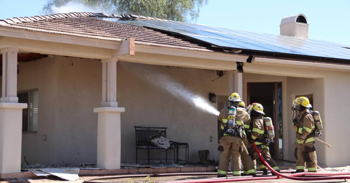 Golder Ranch battles attic fire in Oro Valley