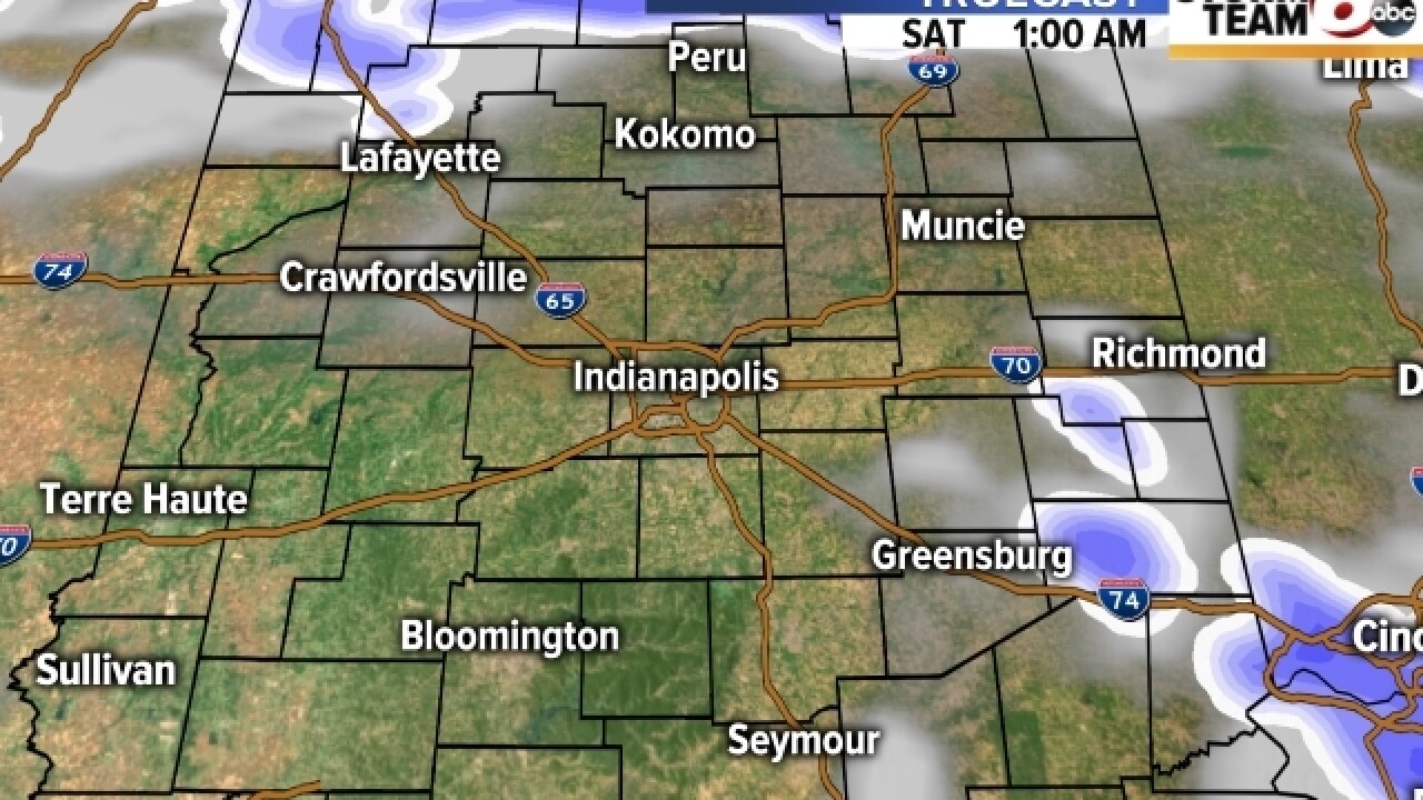 TIMELINE: Sleet, snow, rain all day long