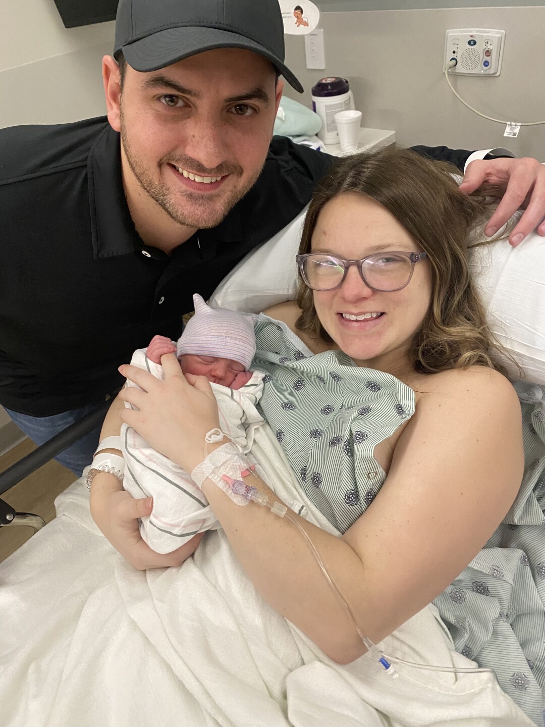 Parents Jessica and Eric Ahonen & Baby Banks.jpeg